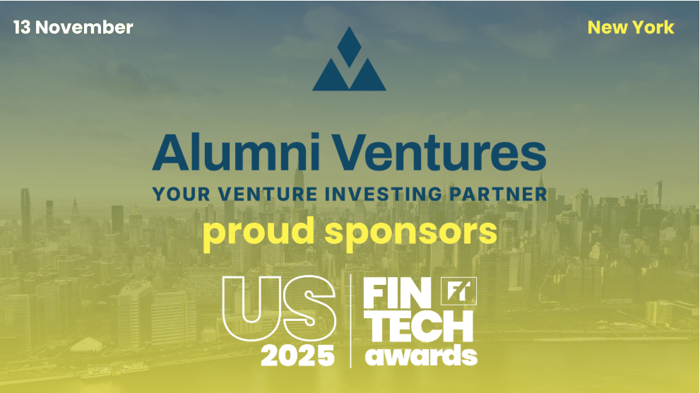 Alumni Ventures are proud to sponsor the US FinTech Awards!