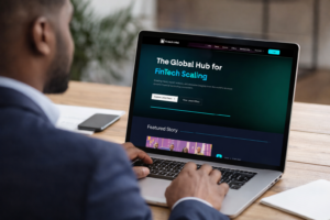 Navigating FinTech Intel on laptop